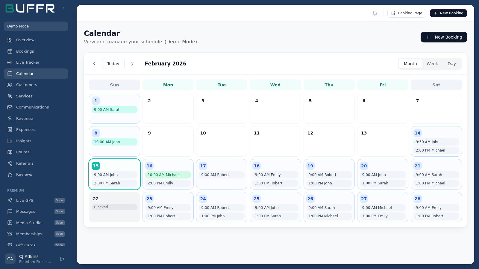 Calendar and scheduling